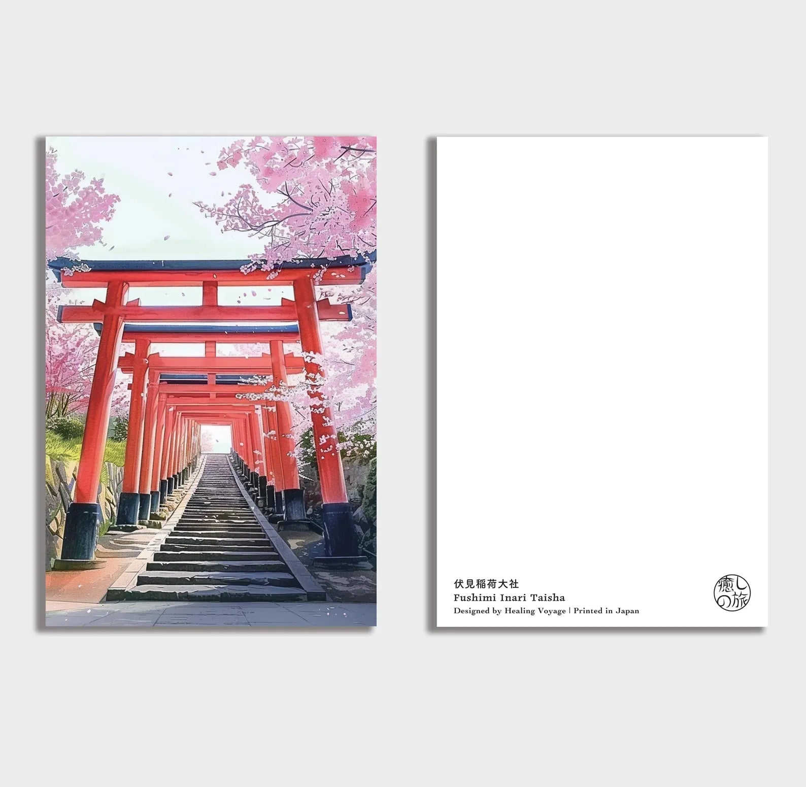 Japan Scenic Postcard — Full Set 21 Designs Healing Voyage