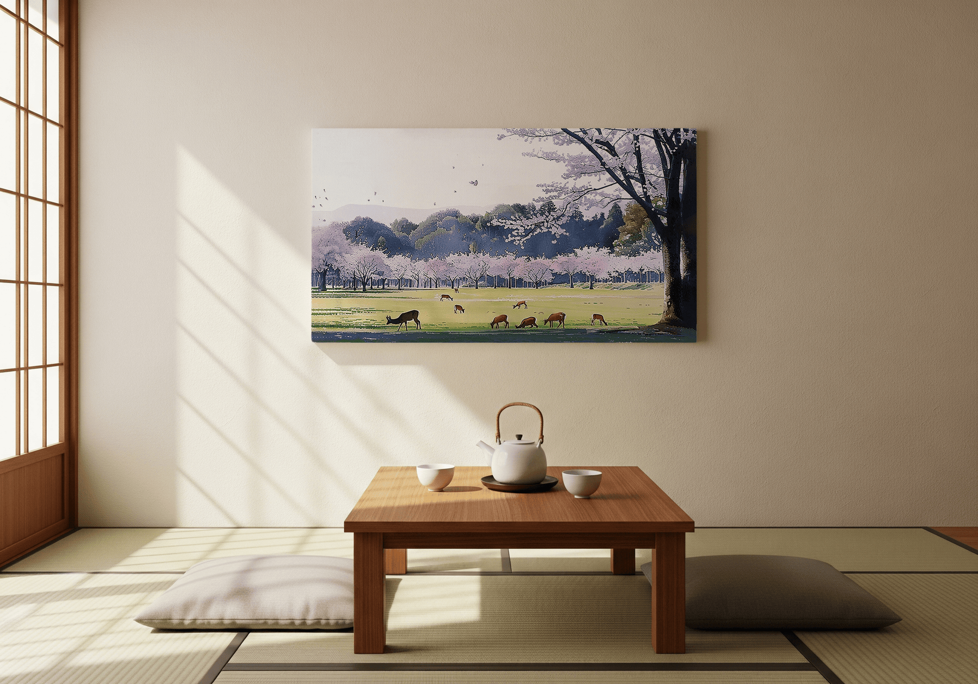 Nara Park Canvas Art Healing Voyage