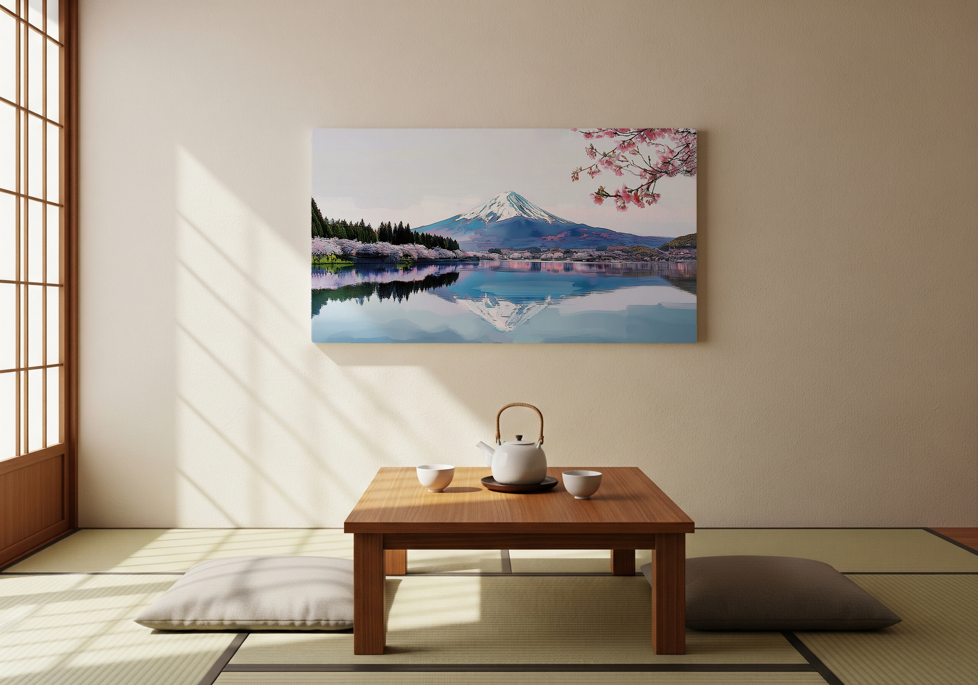 Mount Fuji Canvas Art Healing Voyage