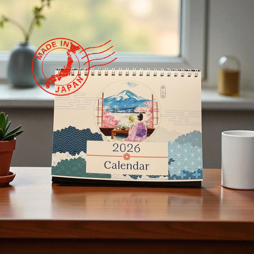 Japan Scenic Art Calendar 2026 Healing Voyage