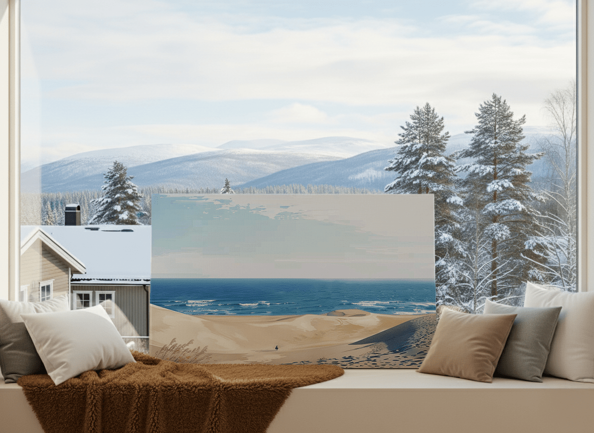 Tottori Sand Dunes Canvas Art Healing Voyage