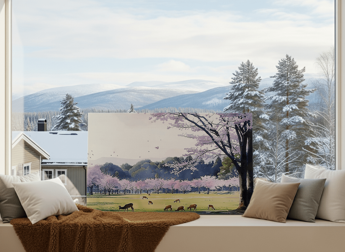 Nara Park Canvas Art Healing Voyage
