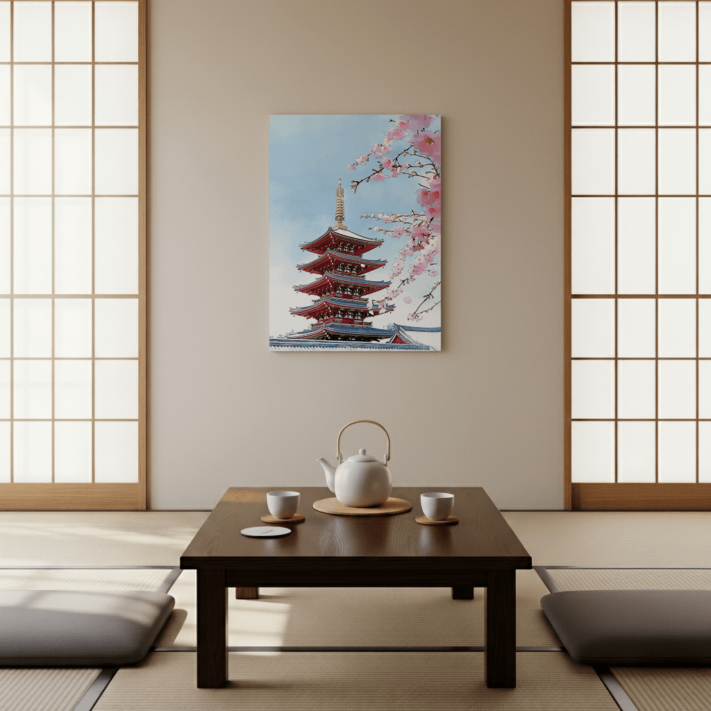 Senso-ji Canvas Art — Tokyo Healing Voyage