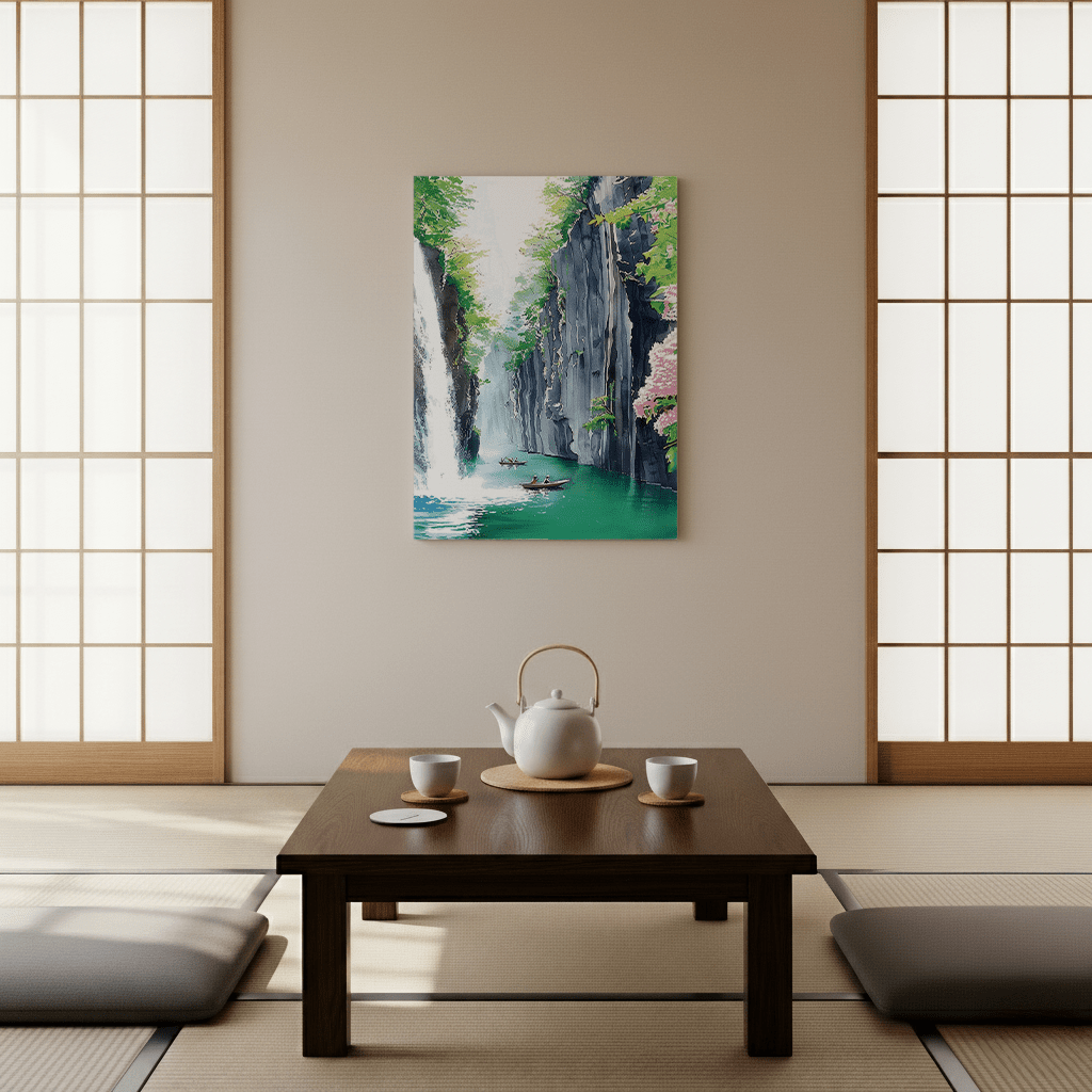 Takachiho Gorge Canvas Art — Miyazaki Healing Voyage
