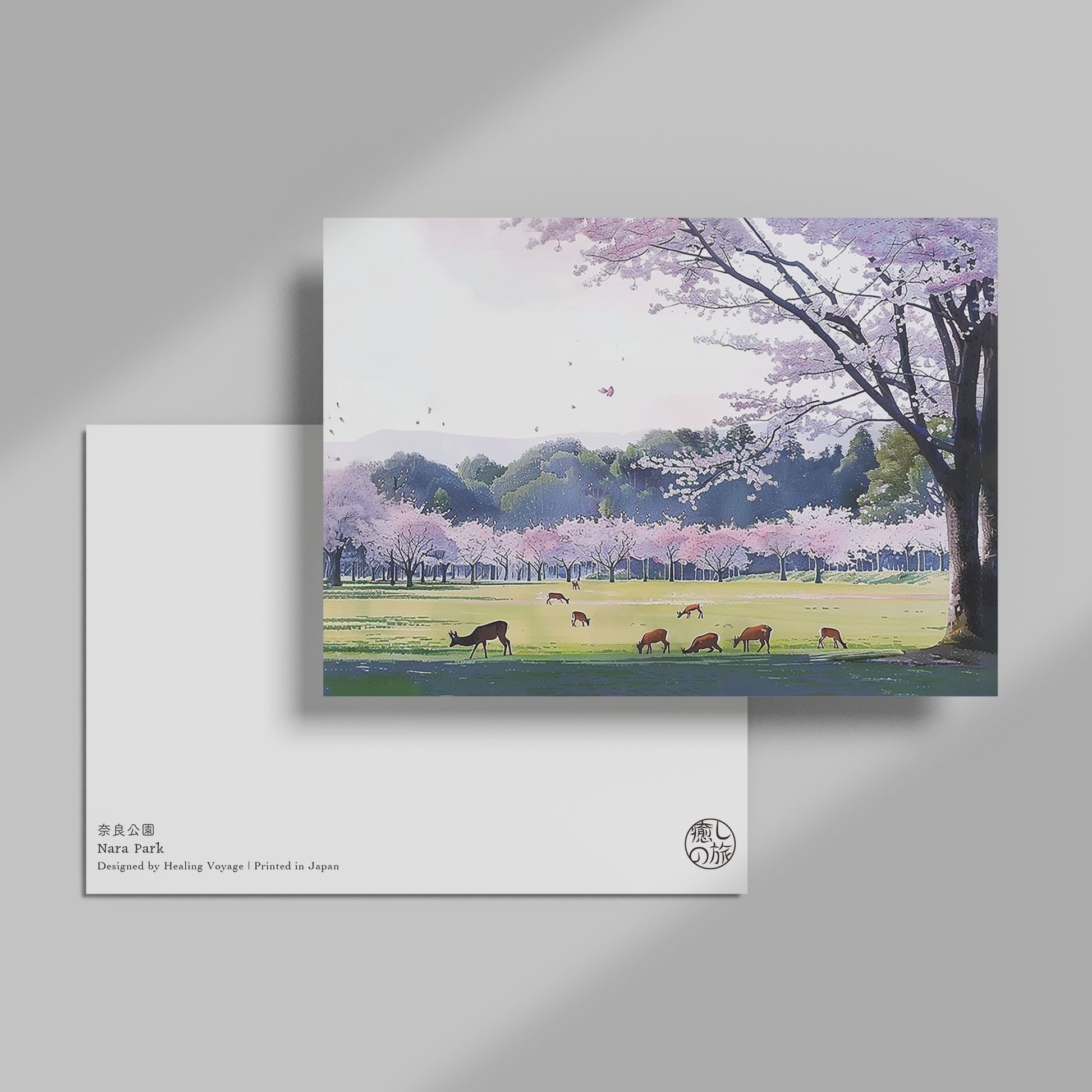 Nara Park Postcard Healing Voyage