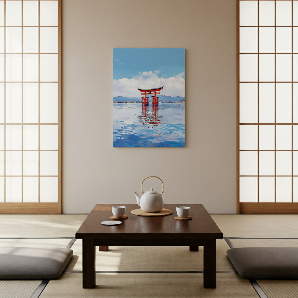 Itsukushima Shrine Canvas Art — Hiroshima Healing Voyage