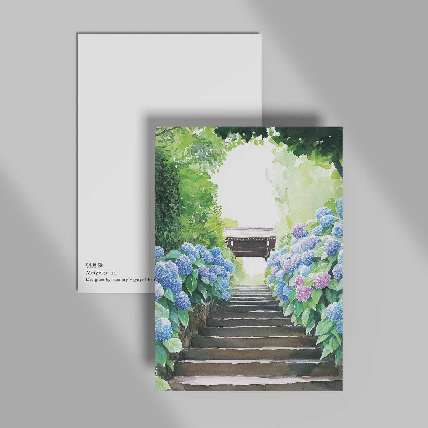 Meigetsu-in Postcard — Kamakura Healing Voyage