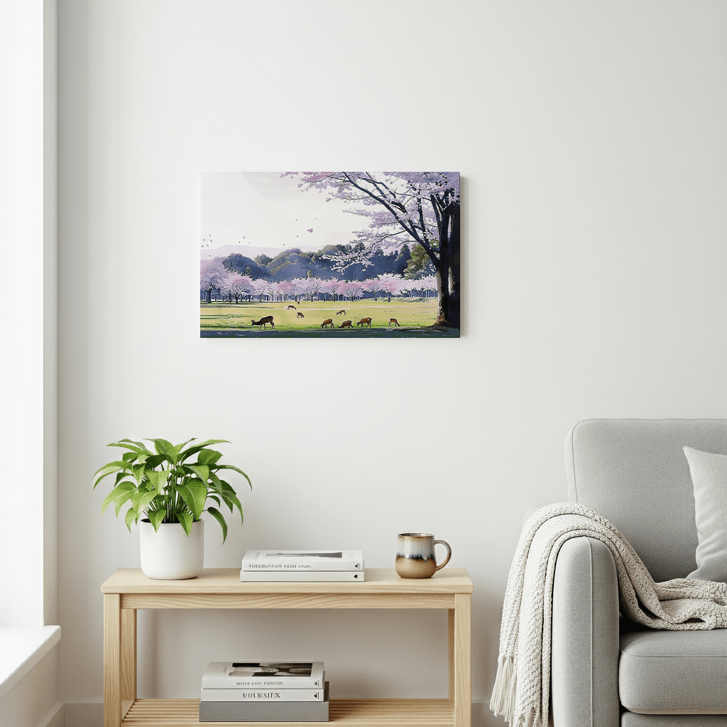 Nara Park Canvas Art Healing Voyage