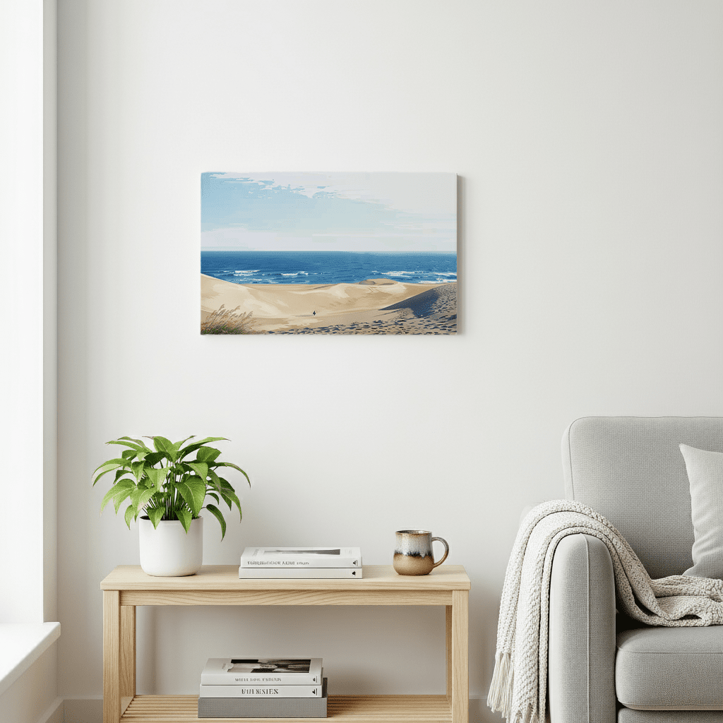 Tottori Sand Dunes Canvas Art Healing Voyage