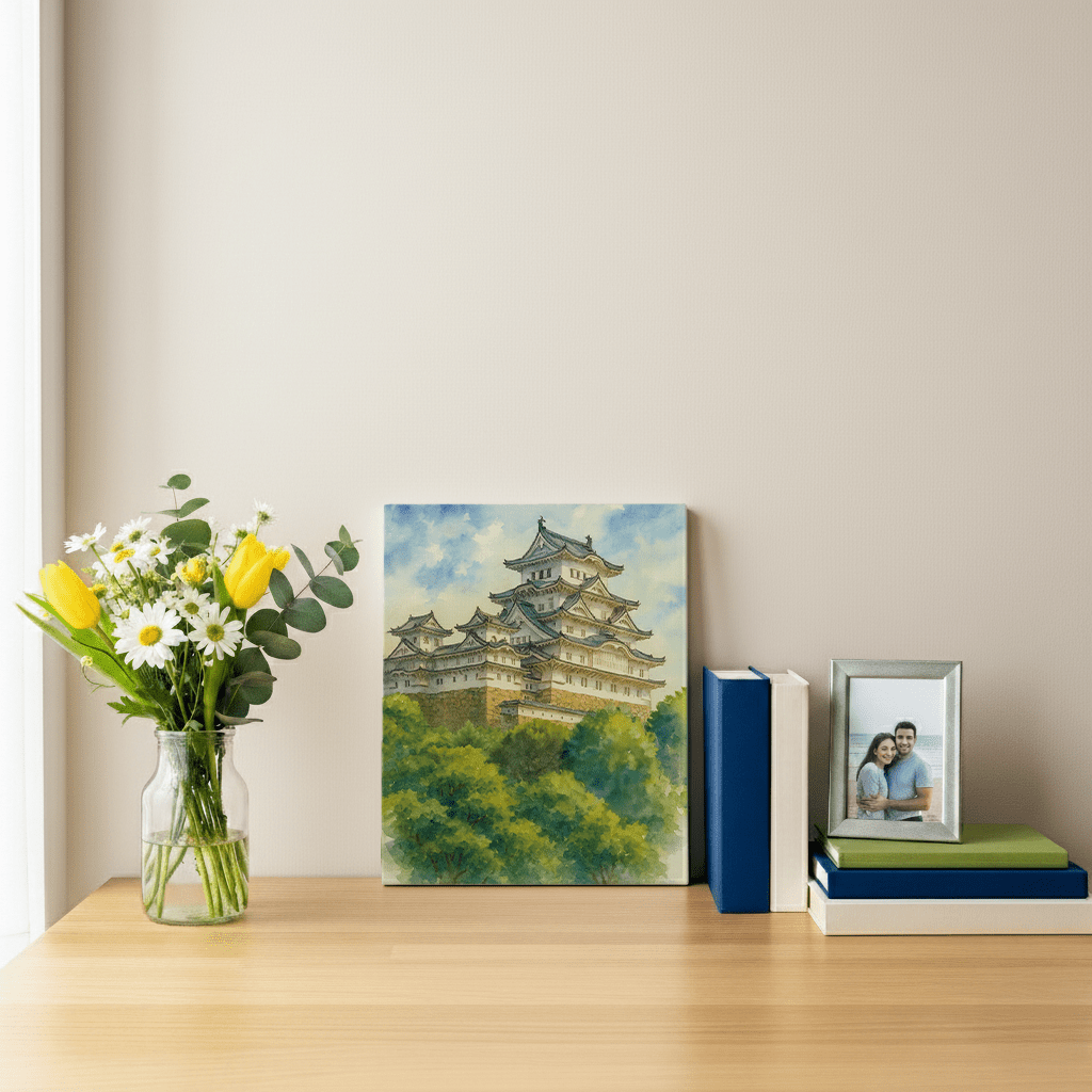 Himeji Castle Canvas Art Healing Voyage