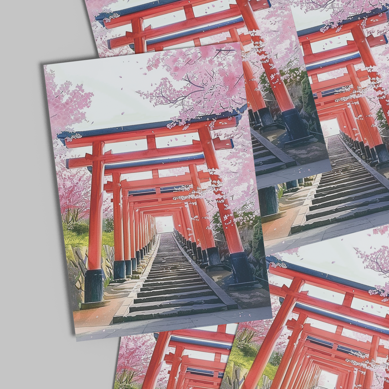Fushimi Inari Taisha Postcard — Kyoto Healing Voyage