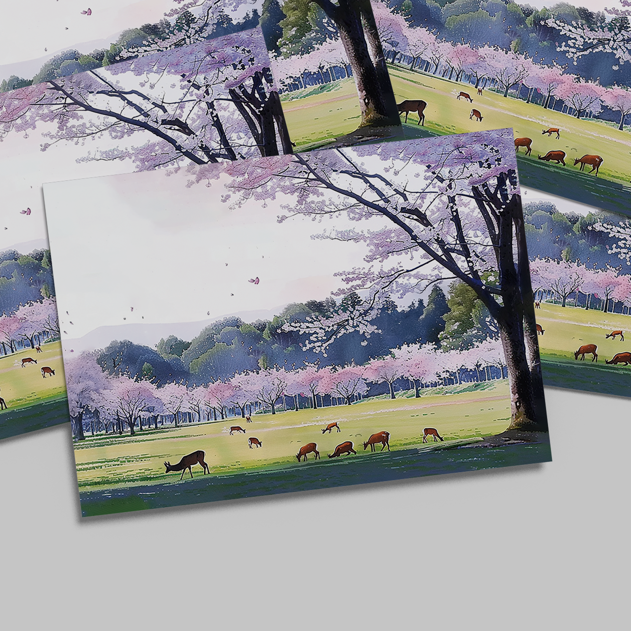 Nara Park Postcard Healing Voyage
