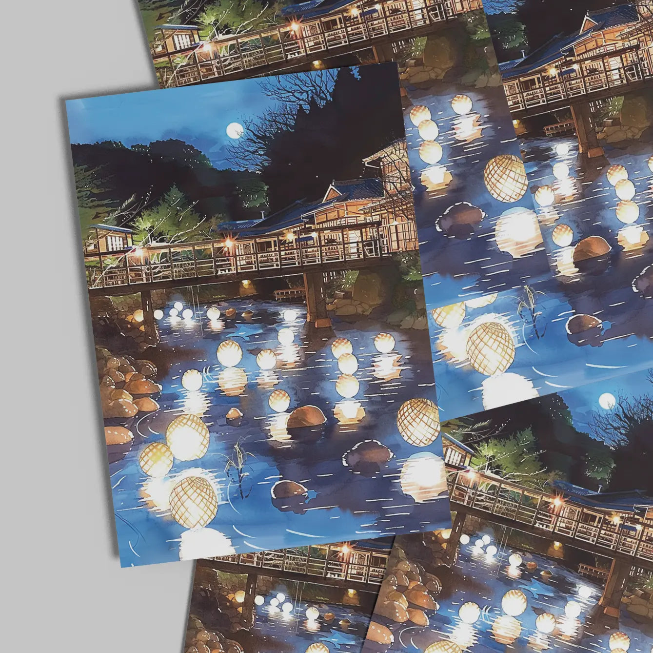 Kurokawa Onsen Postcard — Kumamoto Healing Voyage