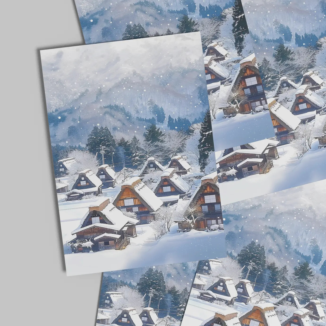 Shirakawa-go Postcard — Gifu Healing Voyage