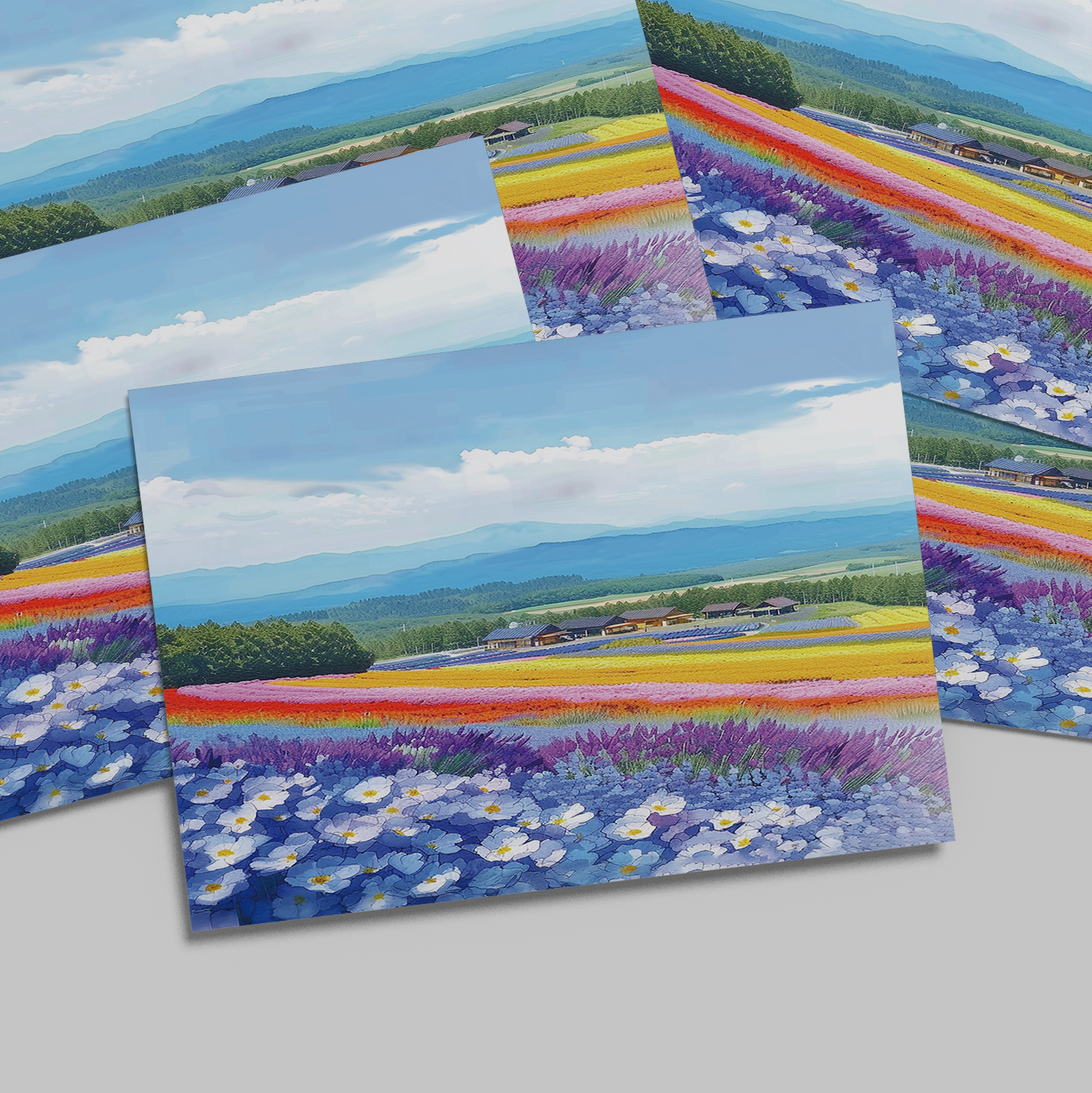 Farm Tomita Postcard — Furano, Hokkaido Healing Voyage