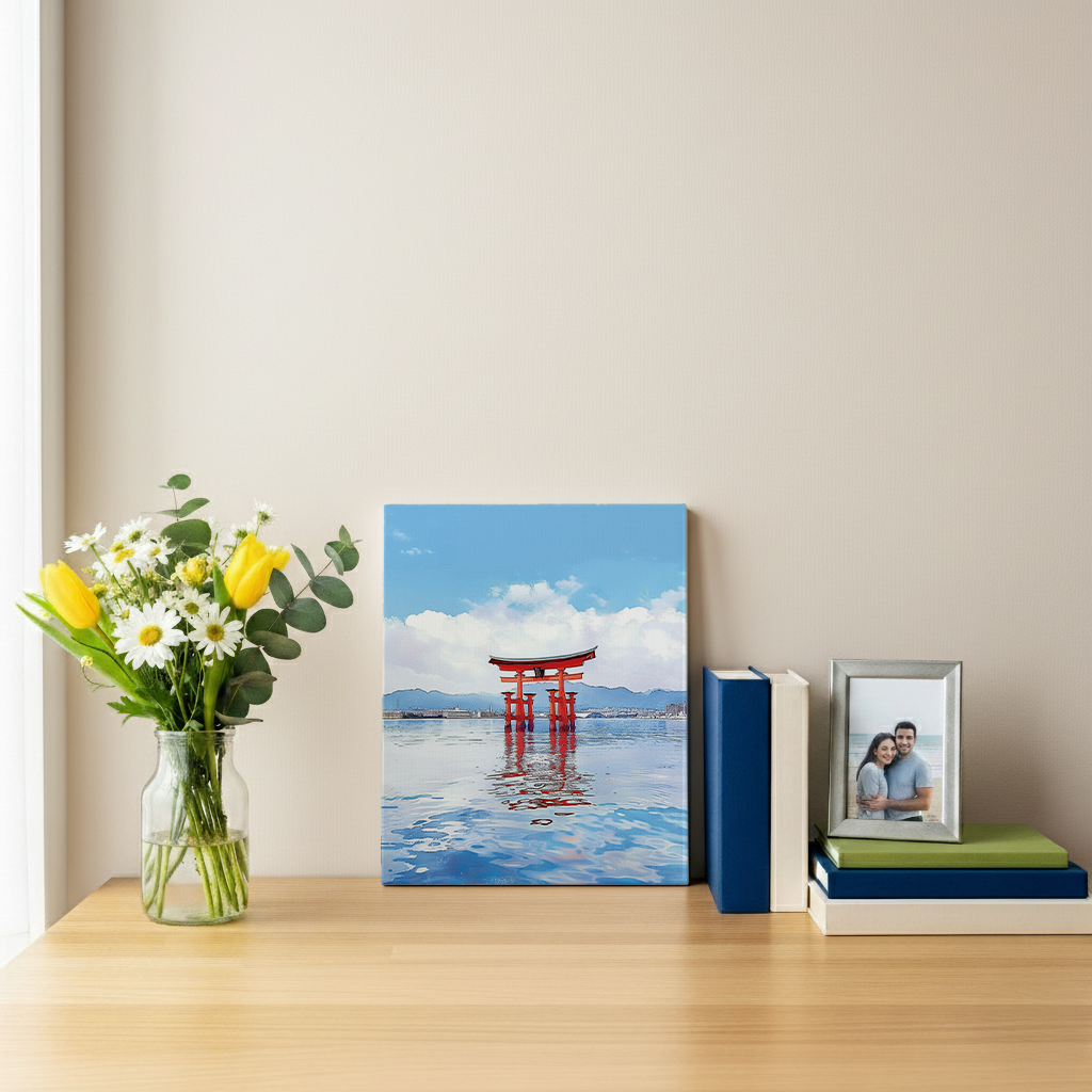 Itsukushima Shrine Canvas Art — Hiroshima Healing Voyage