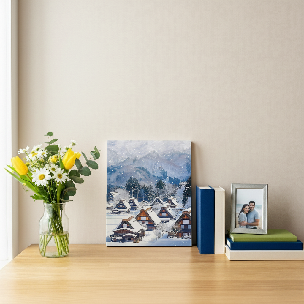 Shirakawa-go Canvas Art — Gifu Healing Voyage