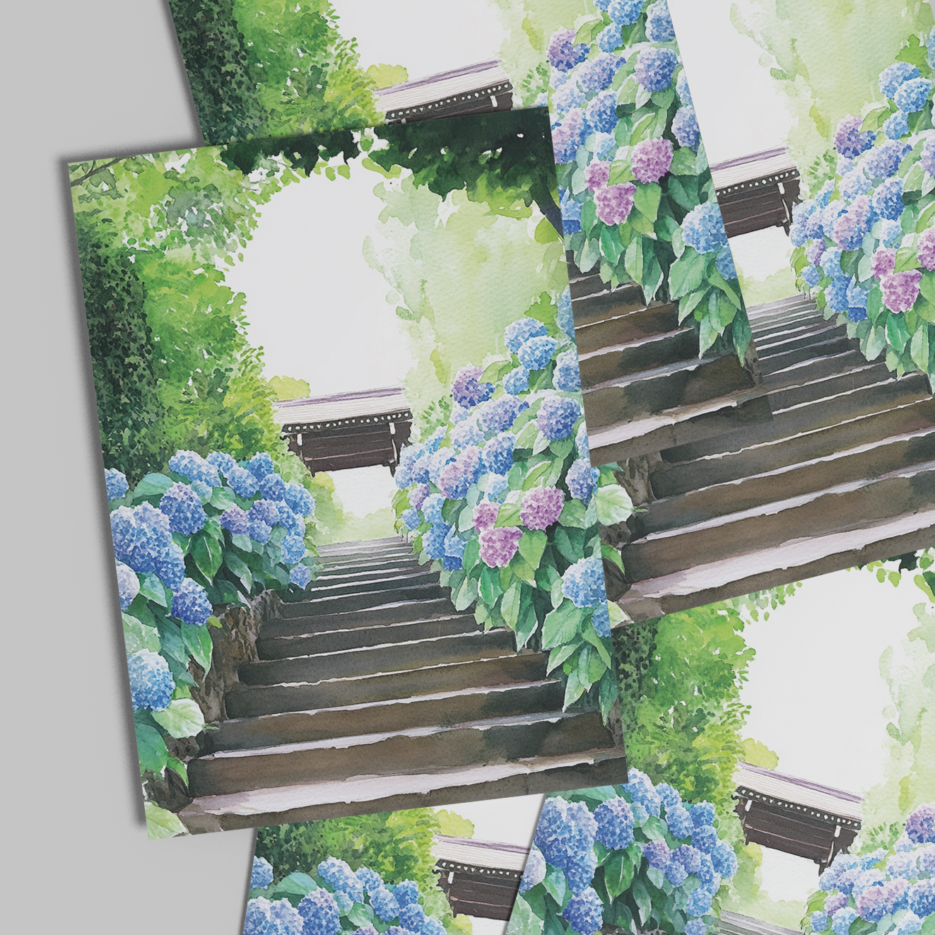 Meigetsu-in Postcard — Kamakura Healing Voyage