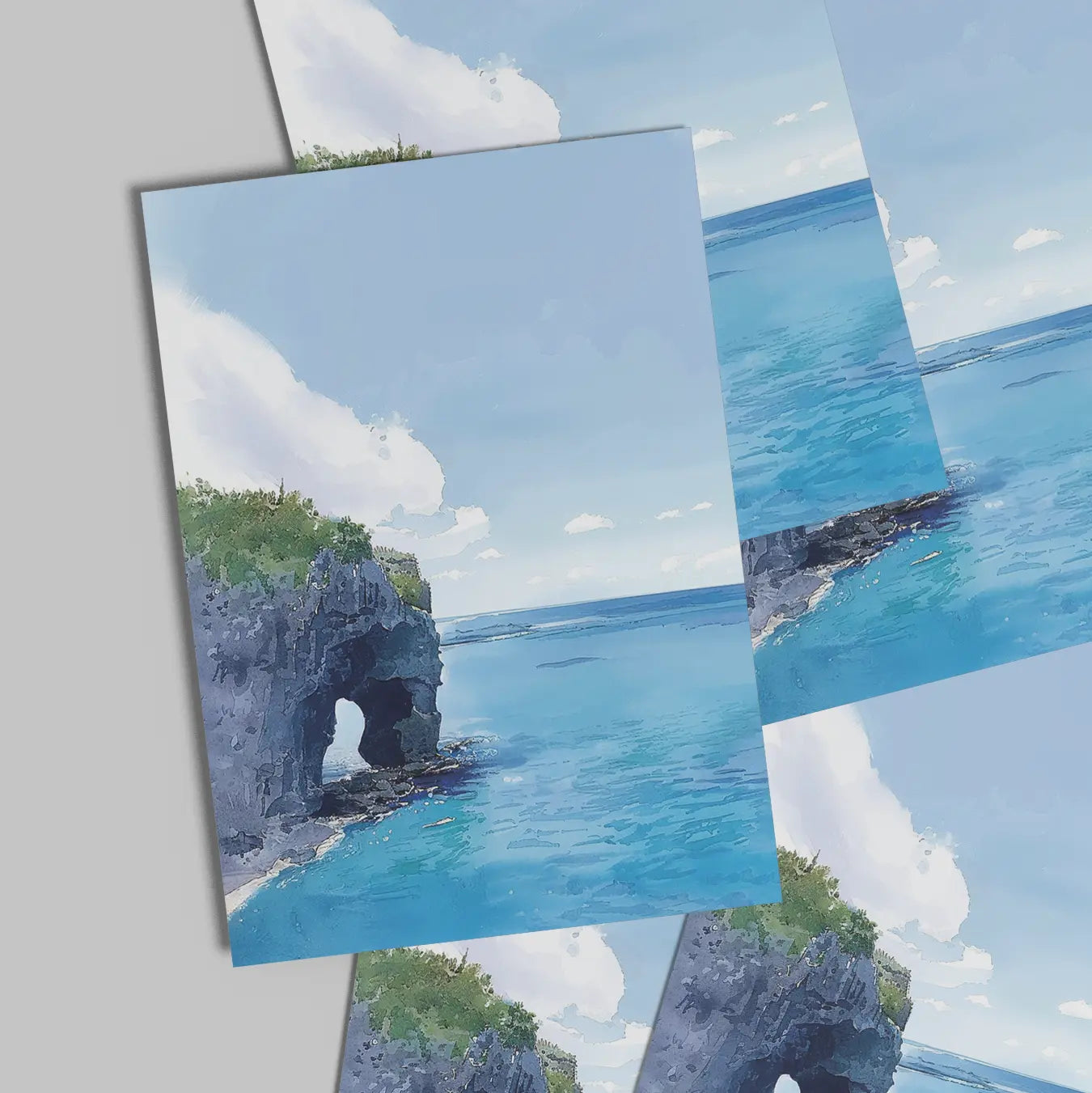 Cape Manzamo Postcard — Okinawa Healing Voyage