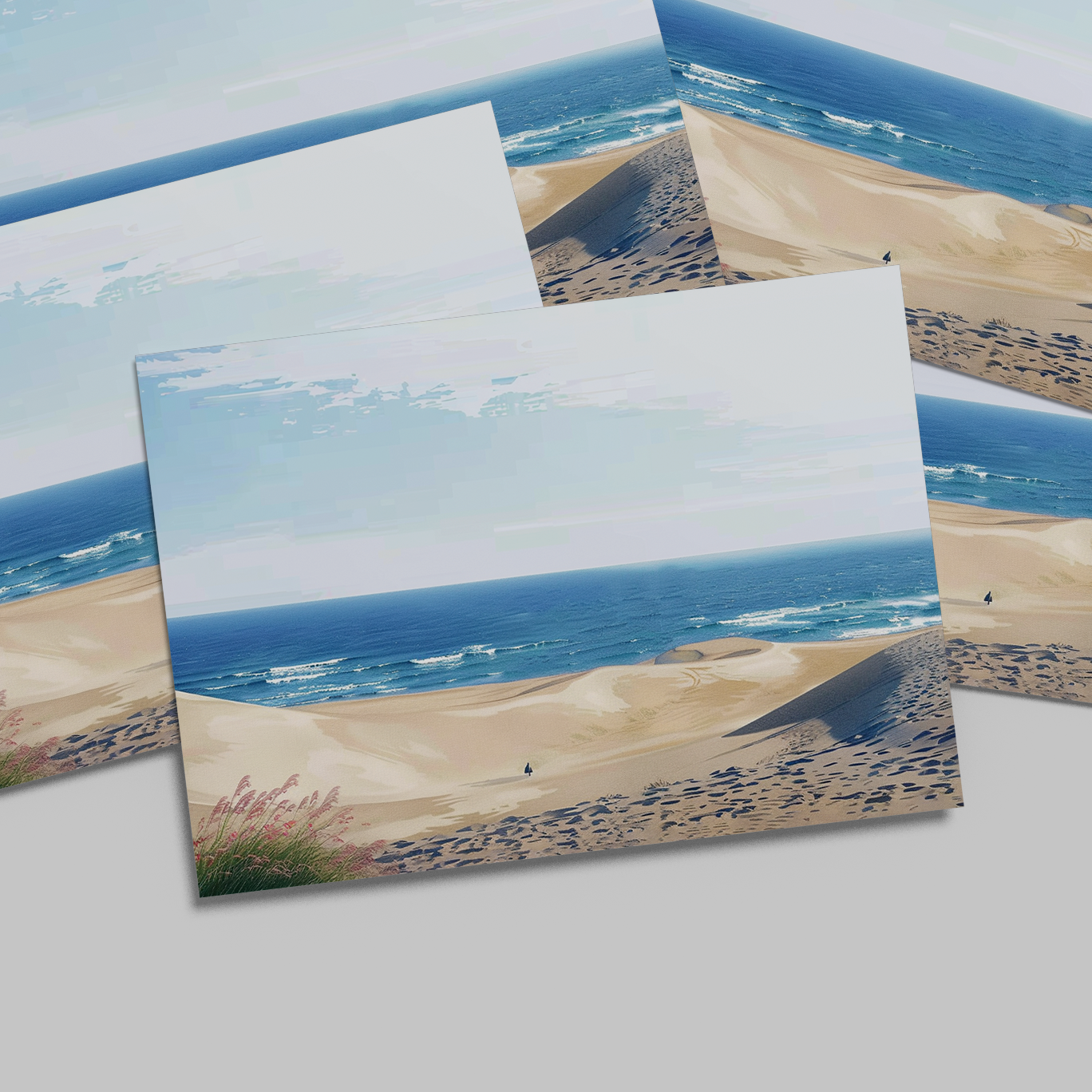 Tottori Sand Dunes Postcard Healing Voyage