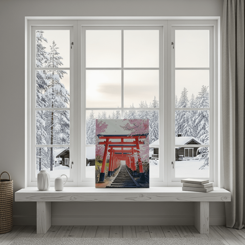 Fushimi Inari Taisha Canvas Art — Kyoto Healing Voyage