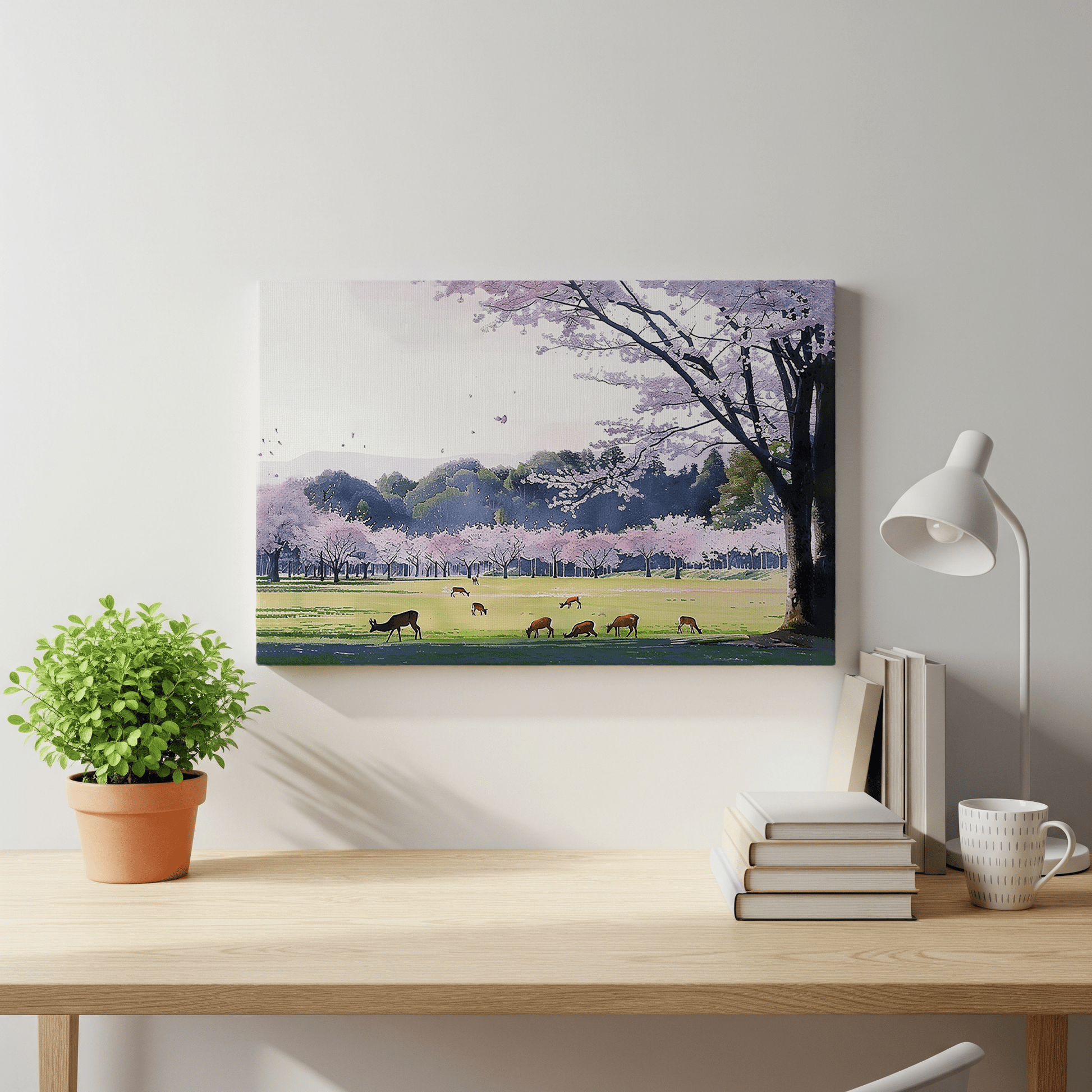 Nara Park Canvas Art Healing Voyage