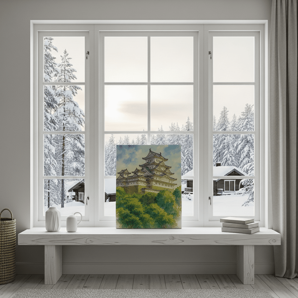 Himeji Castle Canvas Art Healing Voyage