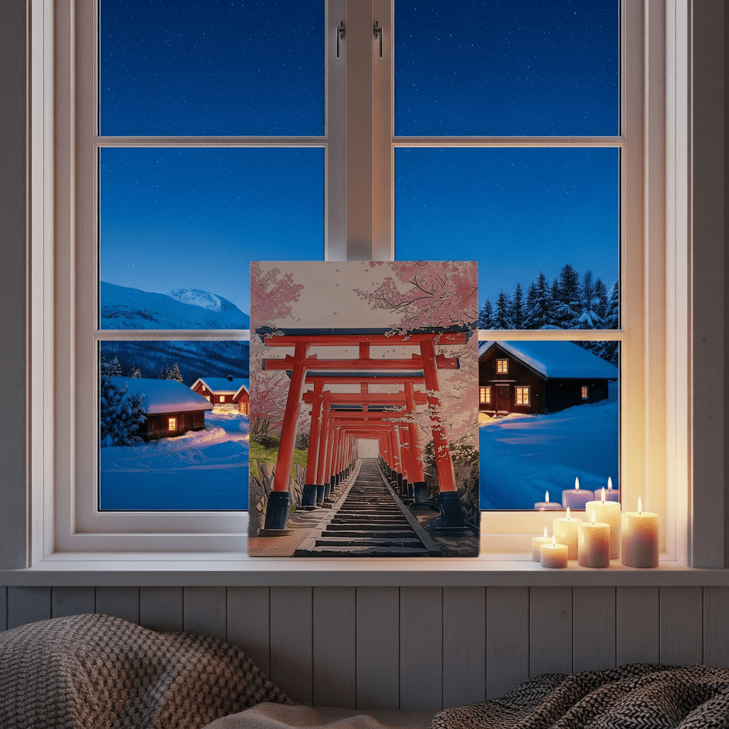 Fushimi Inari Taisha Canvas Art — Kyoto Healing Voyage