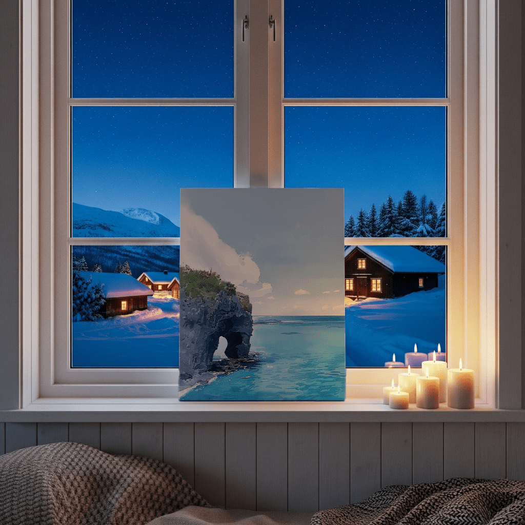Cape Manzamo Canvas Art — Okinawa Healing Voyage