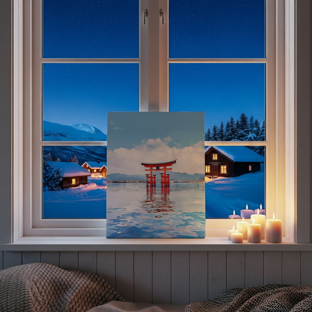 Itsukushima Shrine Canvas Art — Hiroshima Healing Voyage