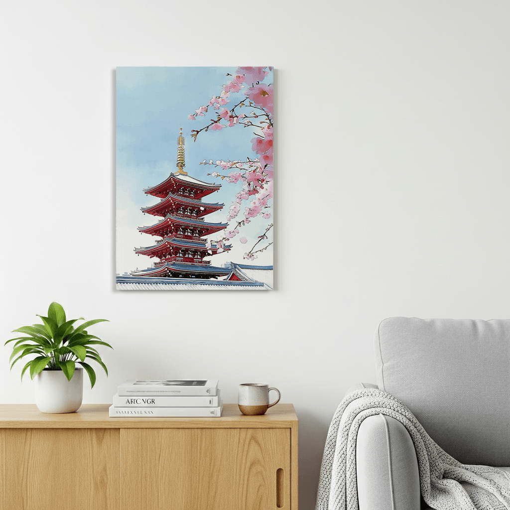 Senso-ji Canvas Art — Tokyo Healing Voyage
