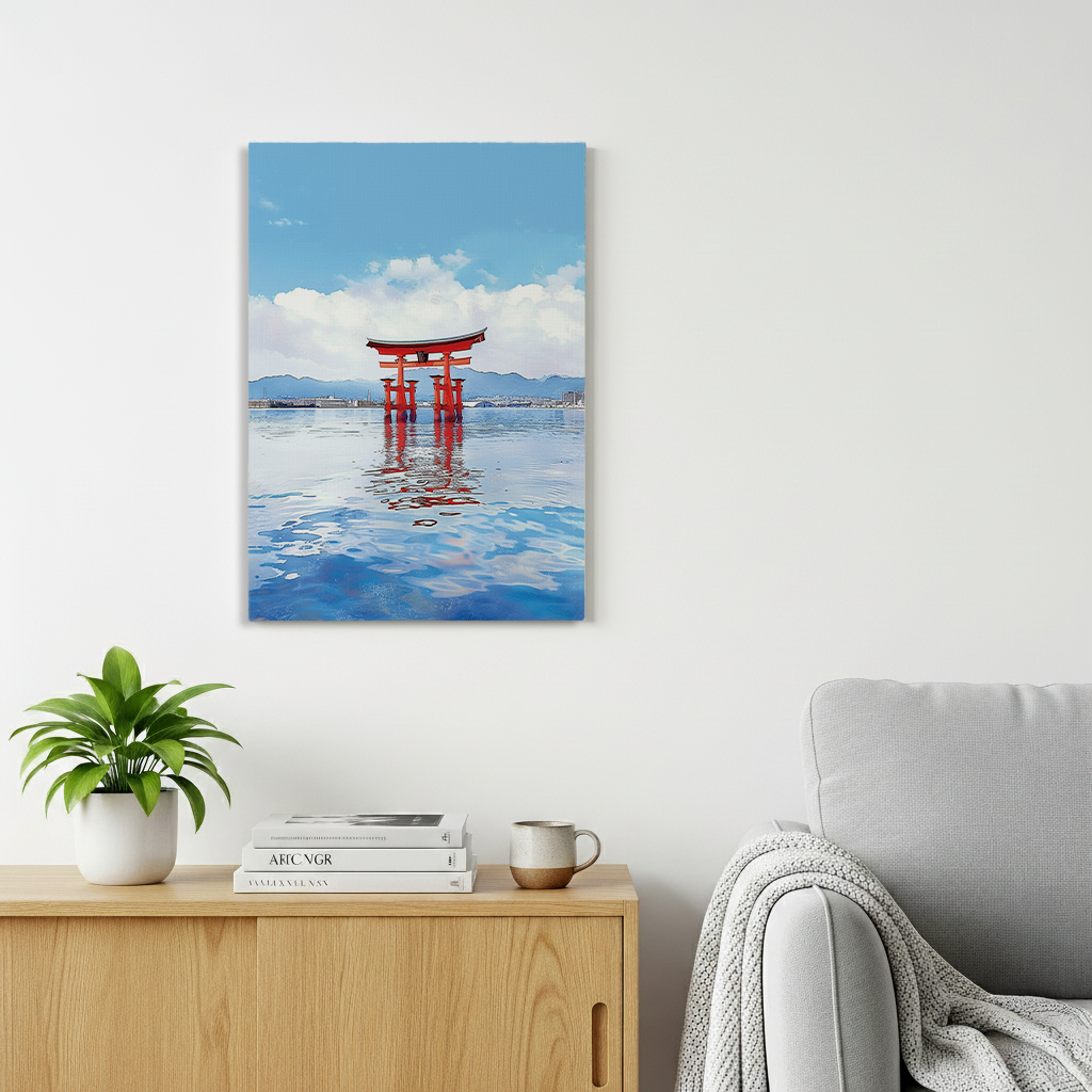 Itsukushima Shrine Canvas Art — Hiroshima Healing Voyage