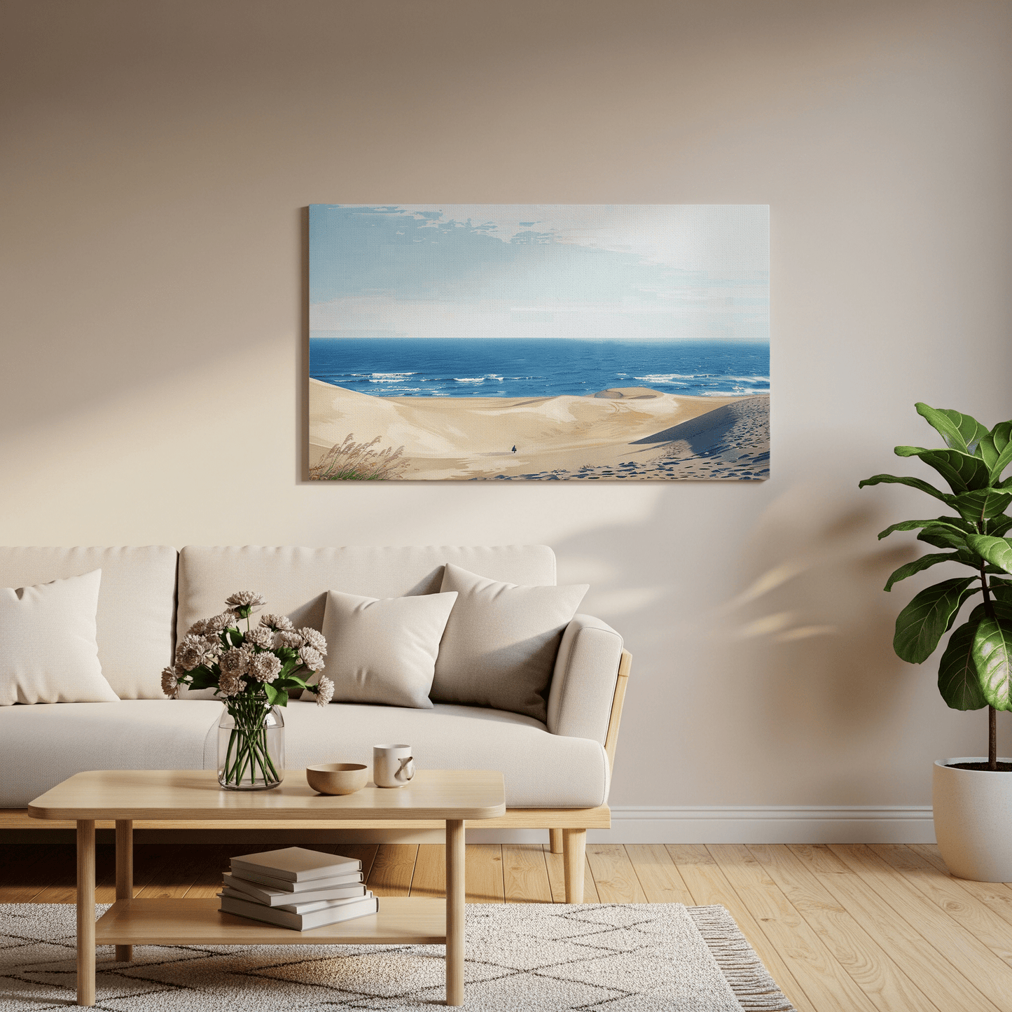 Tottori Sand Dunes Canvas Art Healing Voyage
