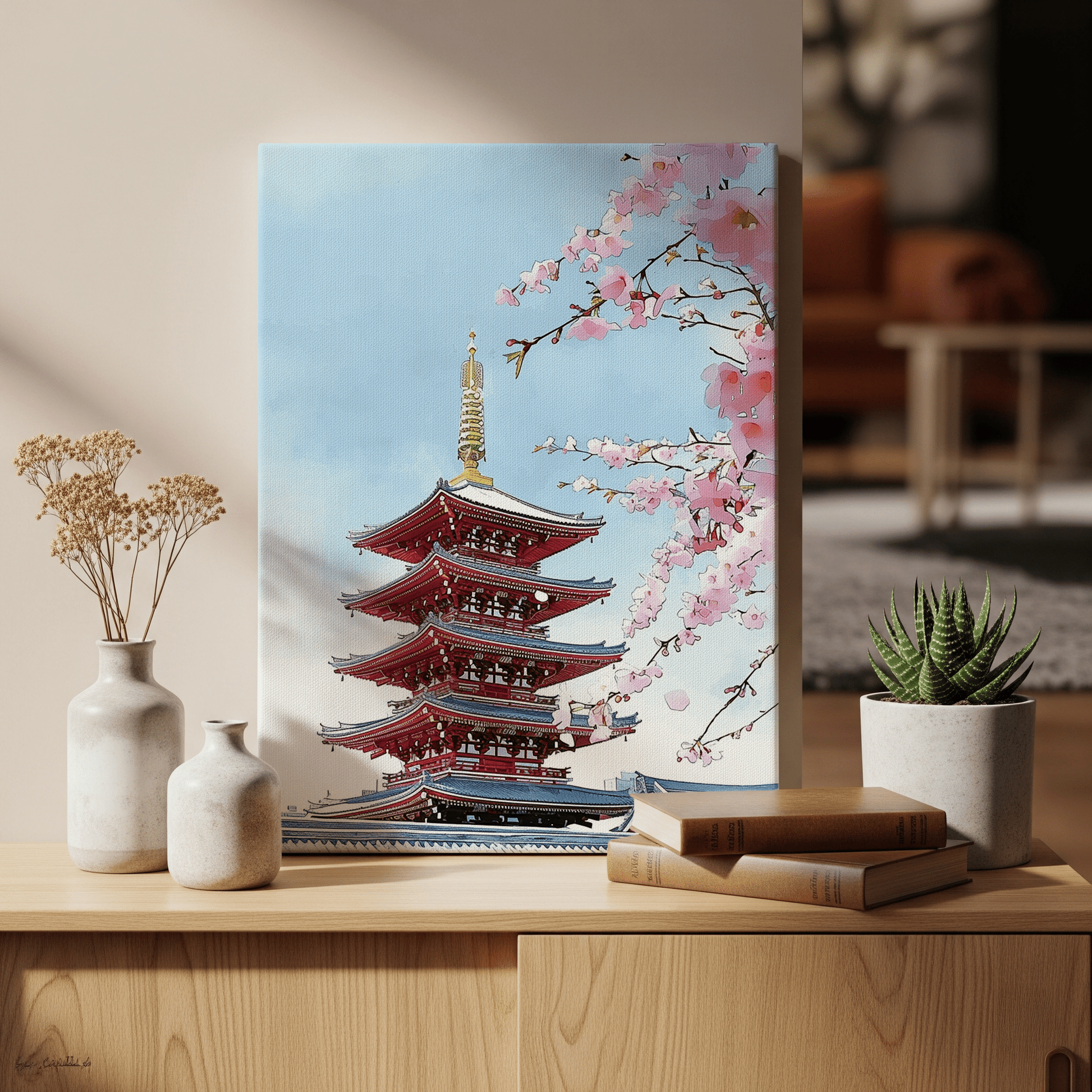 Senso-ji Canvas Art — Tokyo Healing Voyage