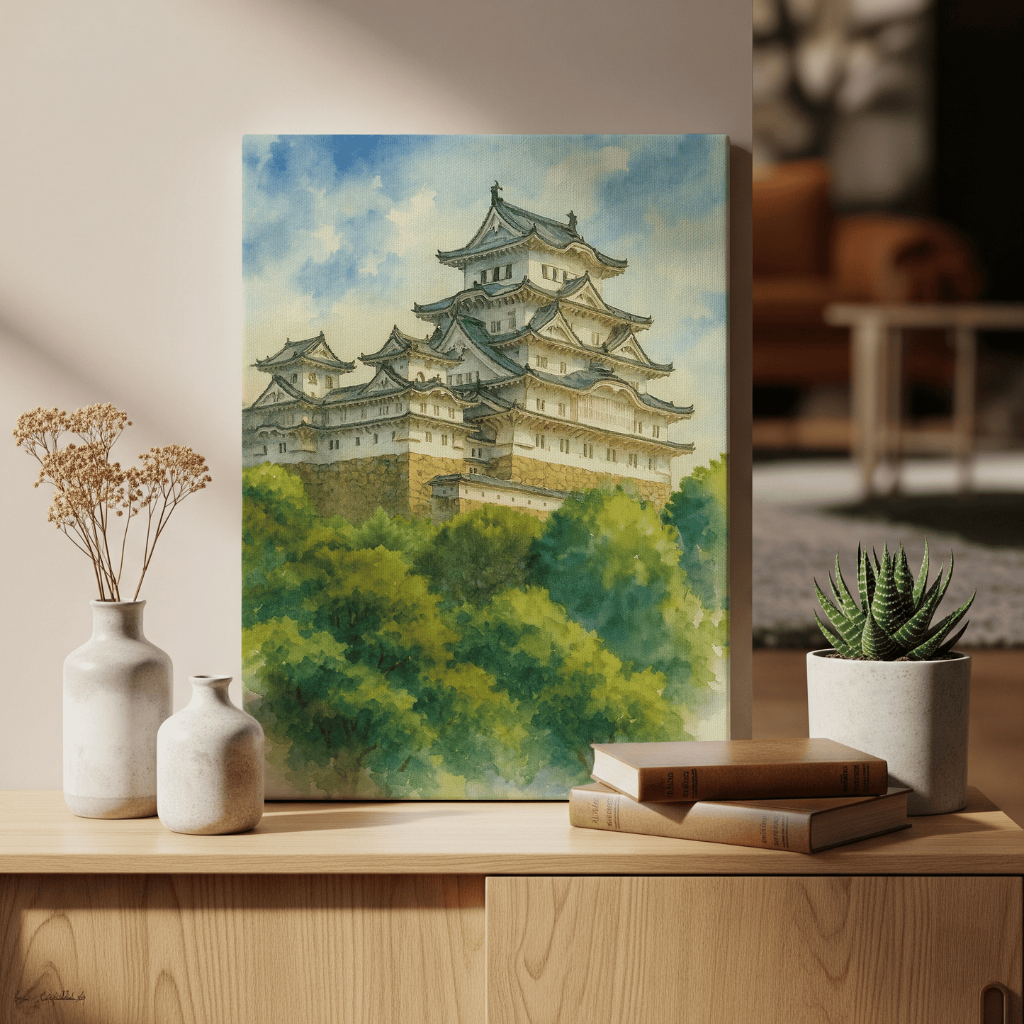 Himeji Castle Canvas Art Healing Voyage