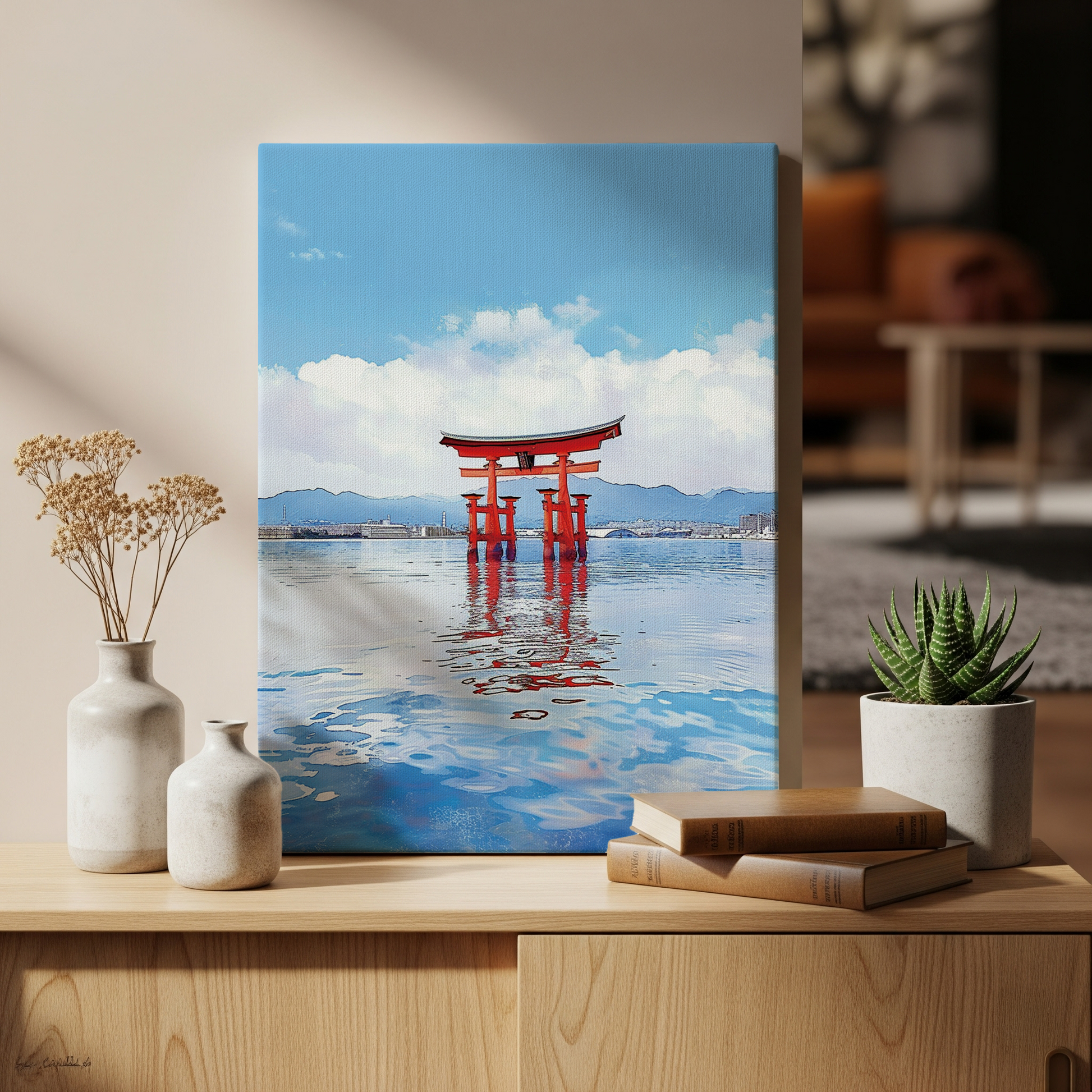 Itsukushima Shrine Canvas Art — Hiroshima Healing Voyage