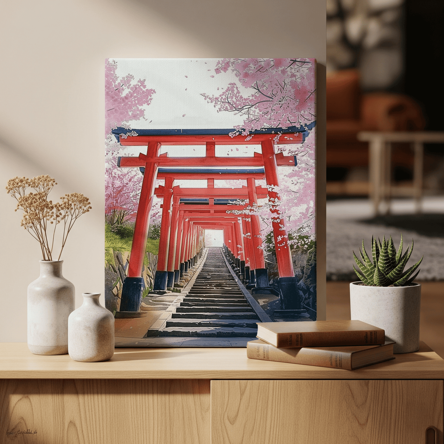 Fushimi Inari Taisha Canvas Art — Kyoto Healing Voyage