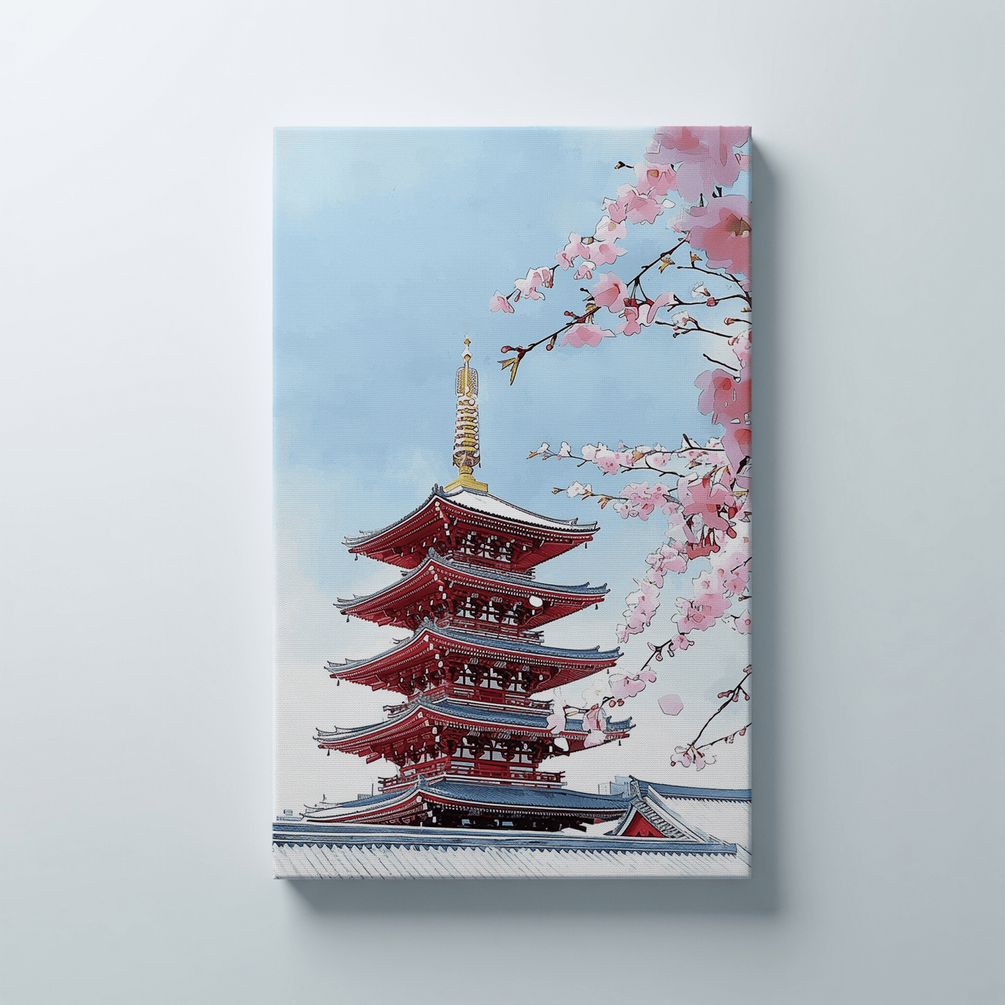 Senso-ji Canvas Art — Tokyo Healing Voyage