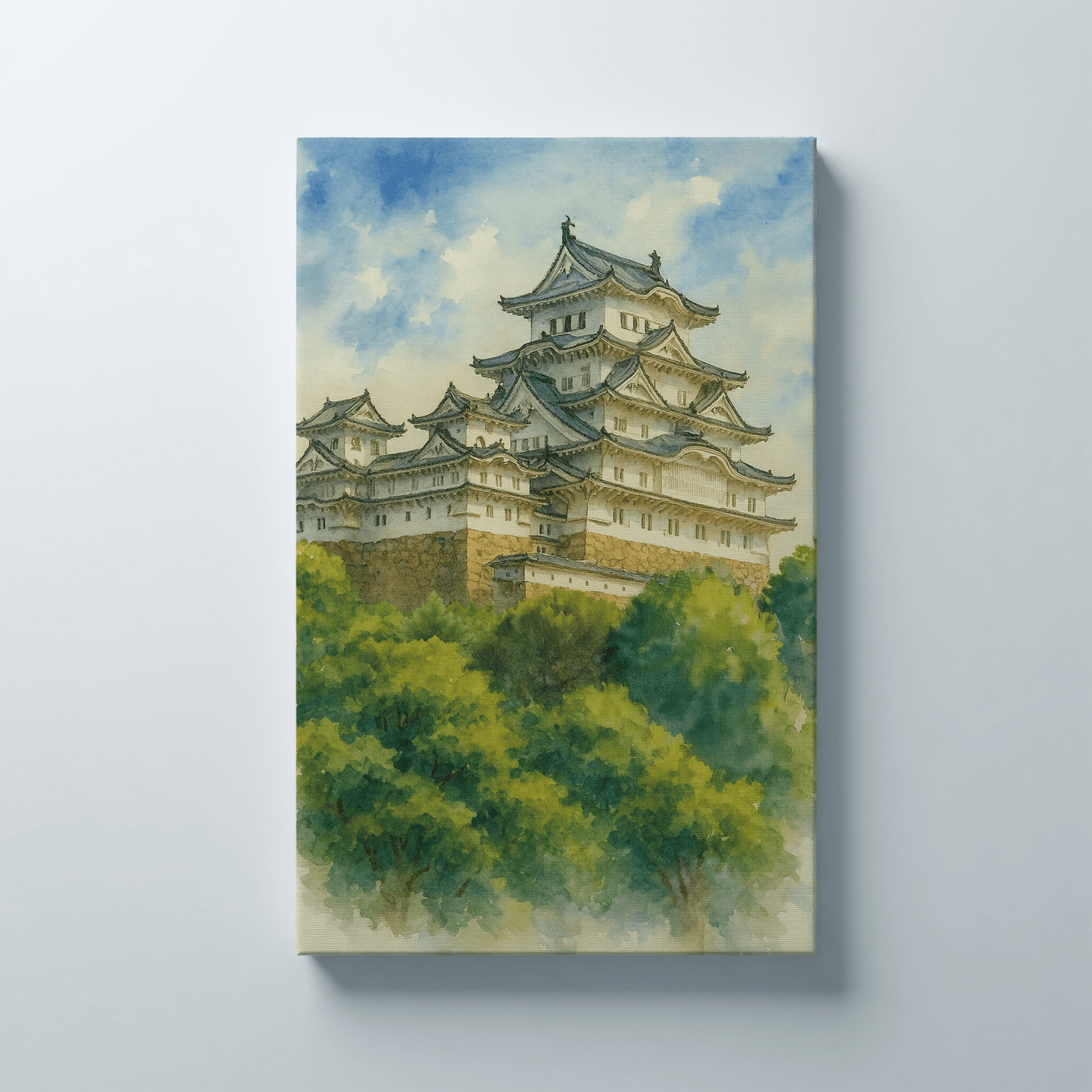 Himeji Castle Canvas Art Healing Voyage