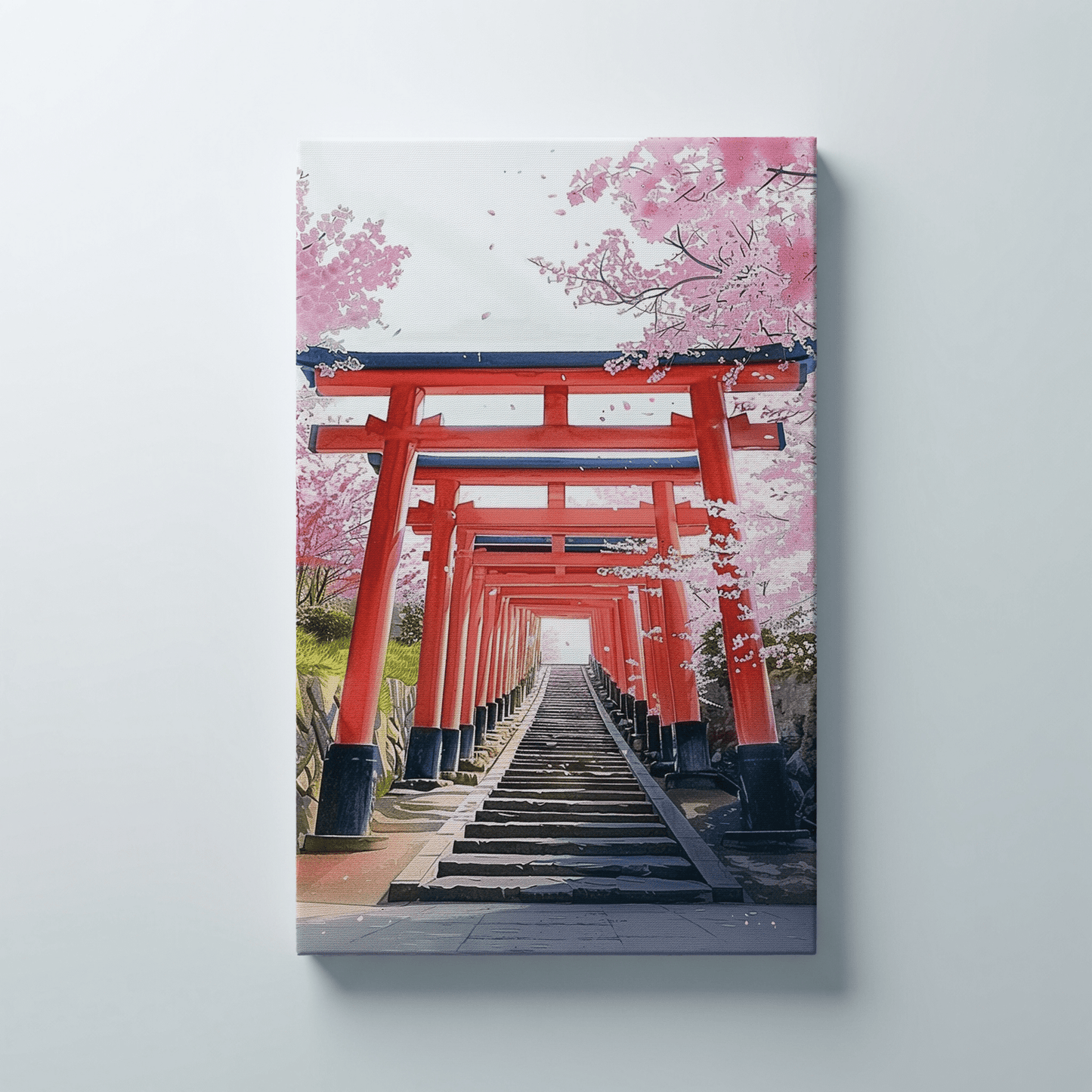 Fushimi Inari Taisha Canvas Art — Kyoto Healing Voyage