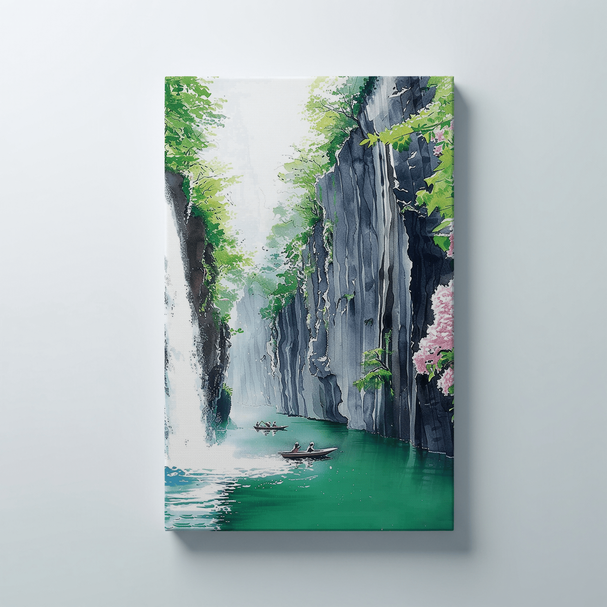 Takachiho Gorge Canvas Art — Miyazaki Healing Voyage