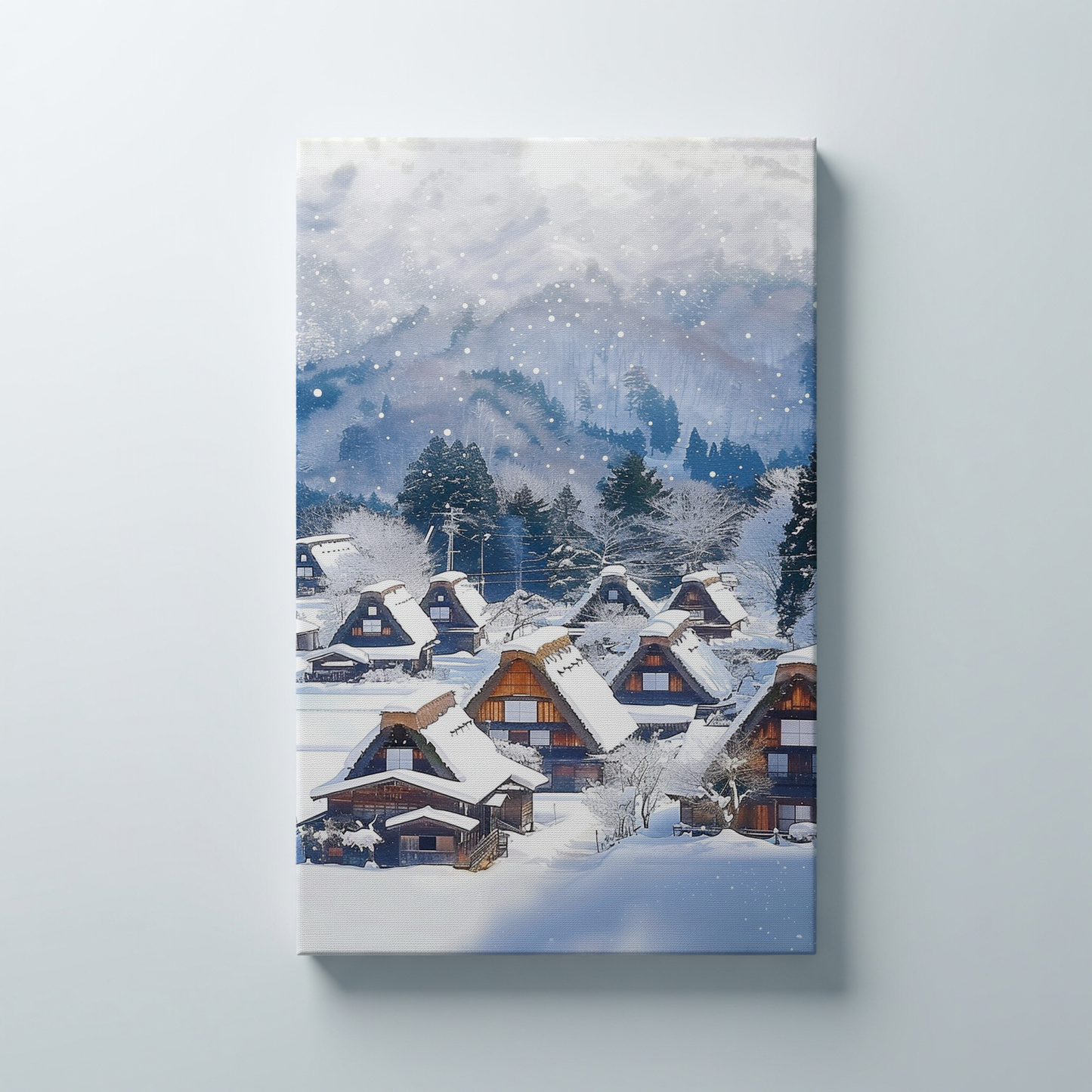 Shirakawa-go Canvas Art — Gifu Healing Voyage