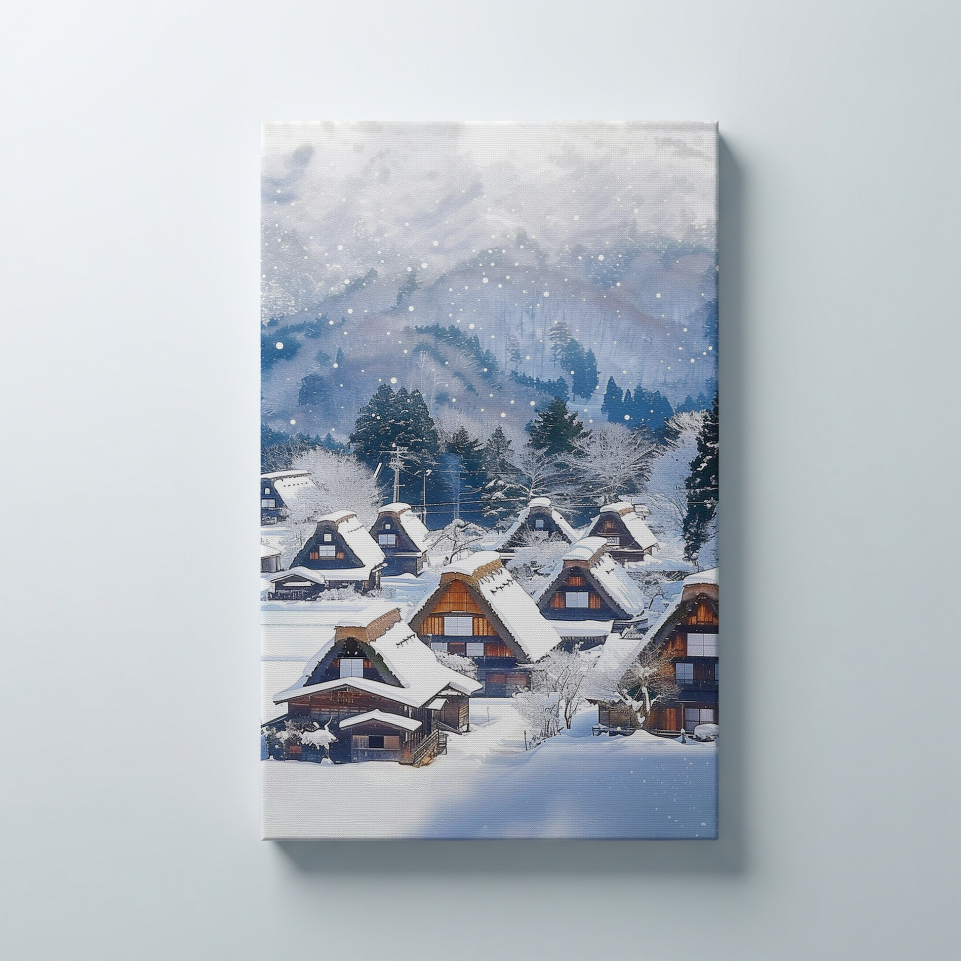 Shirakawa-go Canvas Art — Gifu Healing Voyage