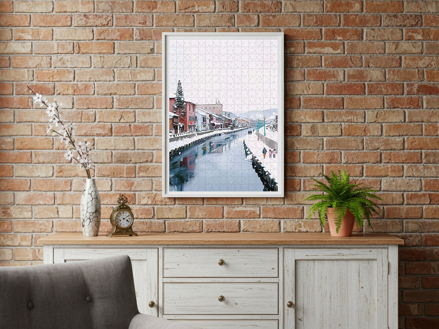 Otaru Canal Handmade Puzzle — Hokkaido Healing Voyage
