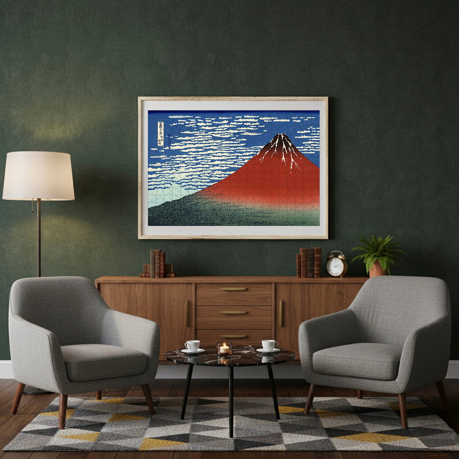 Thirty-six Views of Mount Fuji by Hokusai — Handmade Puzzle Healing Voyage