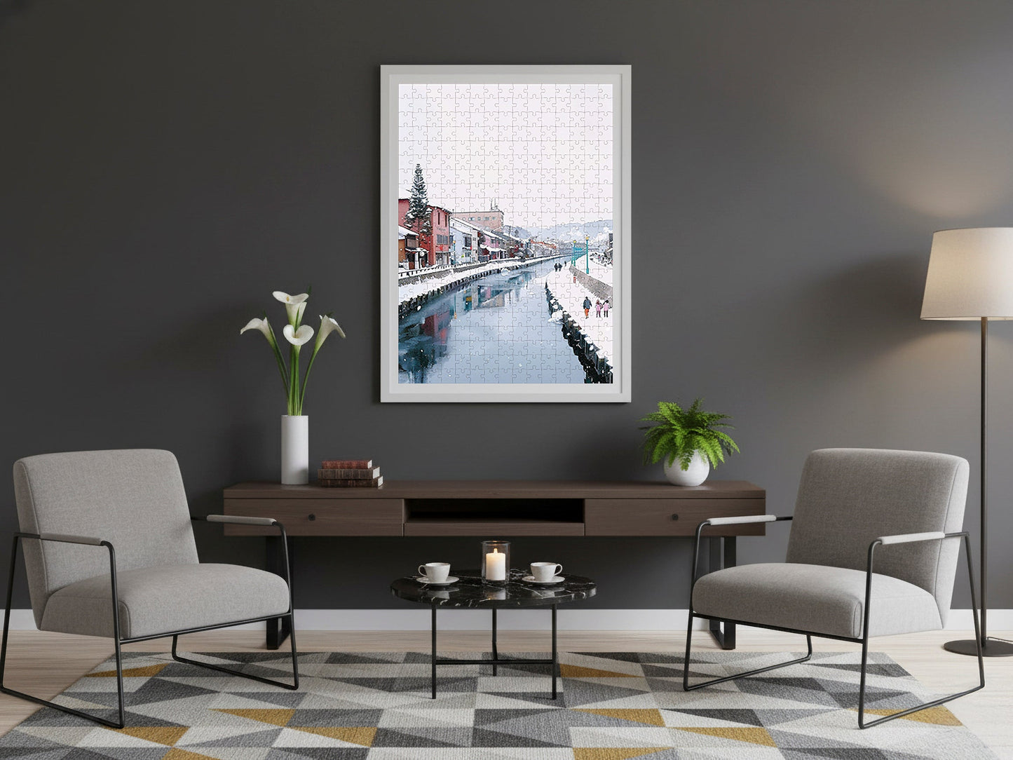 Otaru Canal Handmade Puzzle — Hokkaido Healing Voyage