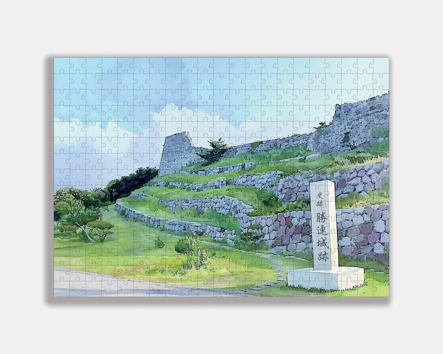 Katsuren Castle Ruins Handmade Puzzle —Okinawa Healing Voyage
