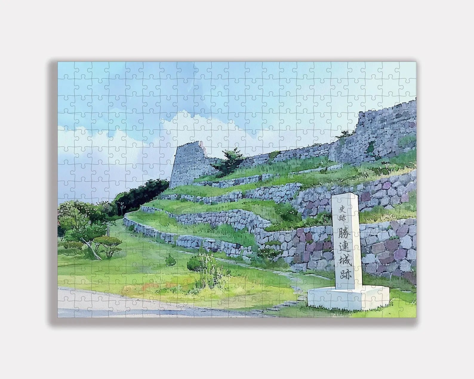 Katsuren Castle Ruins Handmade Puzzle —Okinawa Healing Voyage