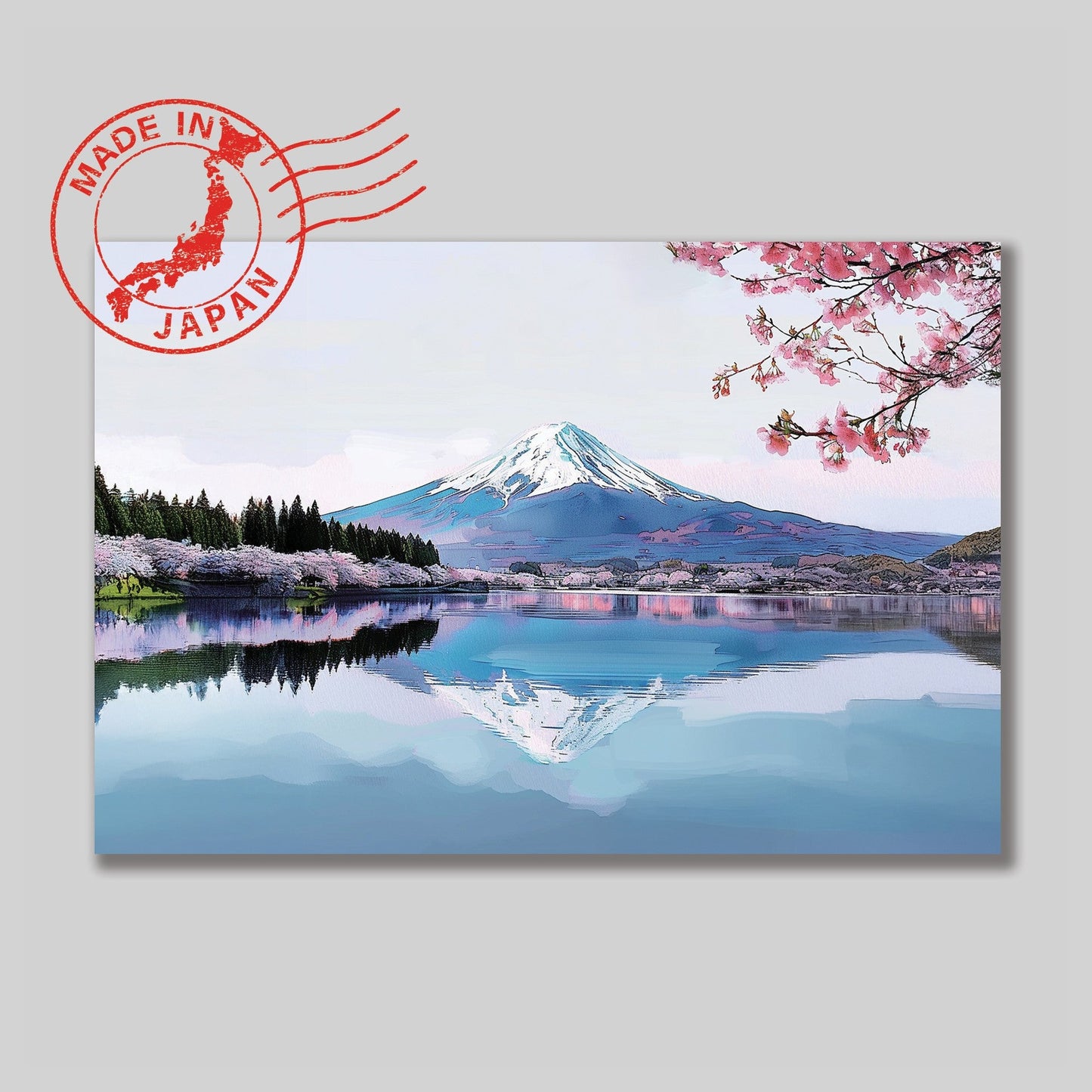Mount Fuji Postcard Healing Voyage