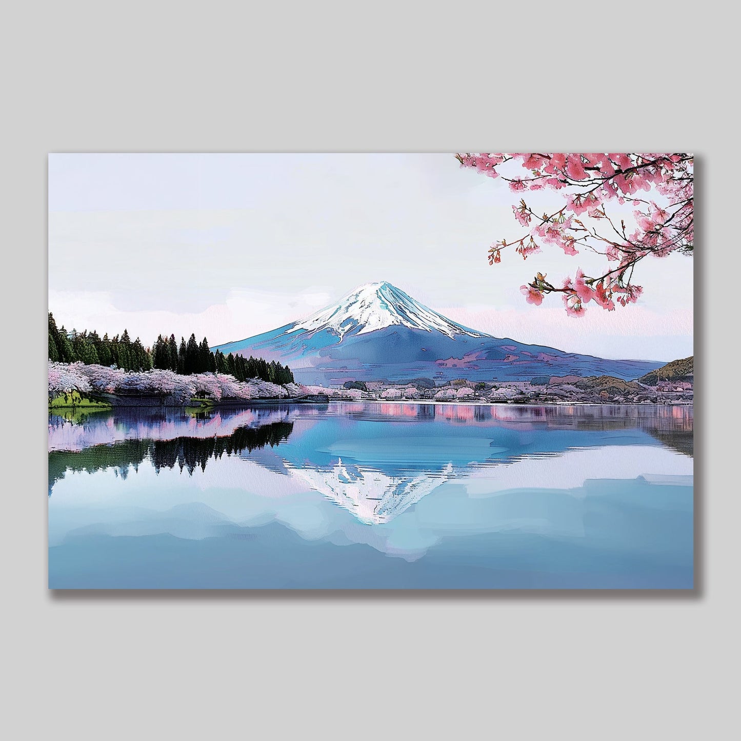 Mount Fuji Postcard Healing Voyage